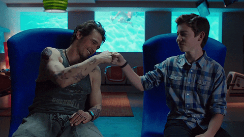 480px x 270px - movie, film, comedy, pool, james franco, videogames, fist bump, why him,  #whyhim, griffin gluck Gif For Fun â€“ Businesses in USA