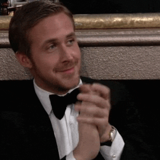 New trending GIF tagged ryan gosling applause clapping… | Trending Gifs