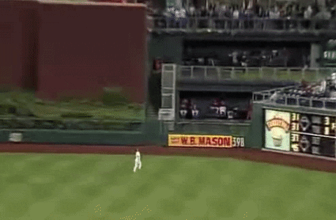 New trending GIF tagged mlb throwback catch phillies…