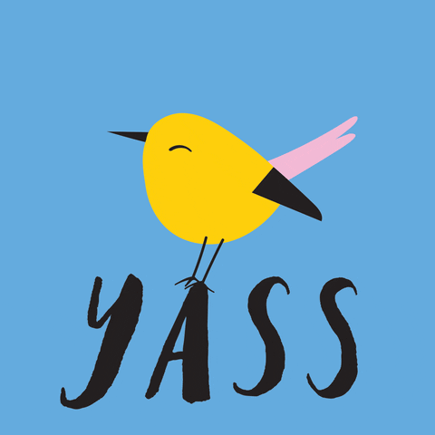 bird, hooray, yass, friyay, birdie, yippee Gif For Fun – Businesses in USA