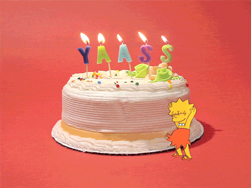 New trending GIF tagged birthday happy birthday cake… | Trending Gifs