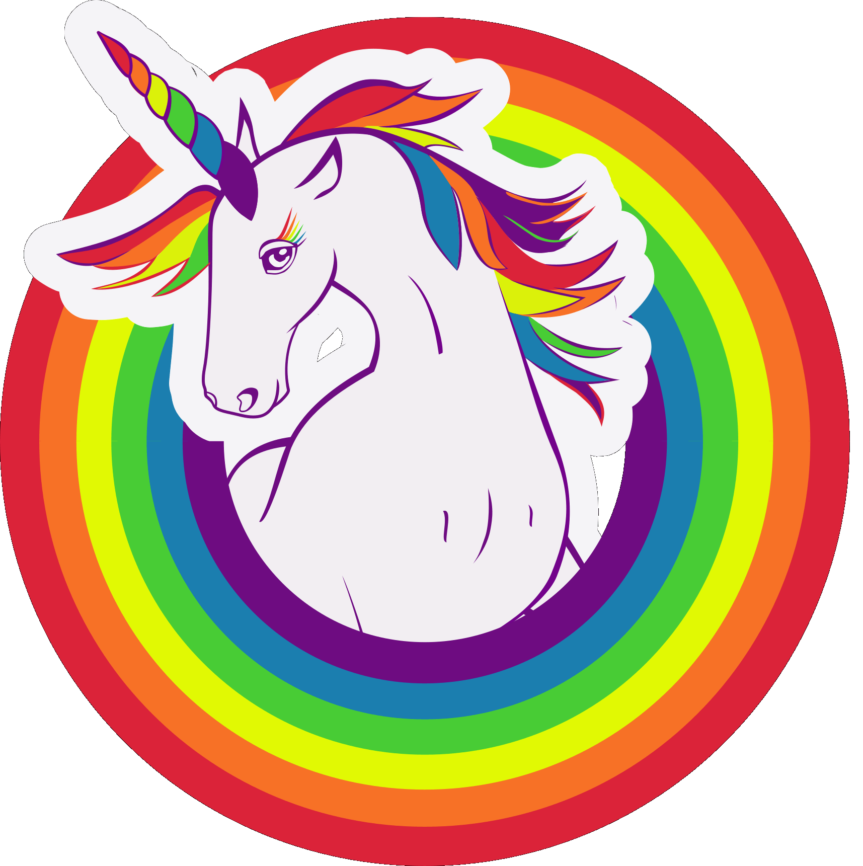 unicorn gay pride gif