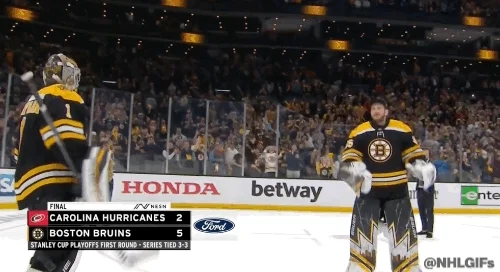 Boston Bruins Hug GIF