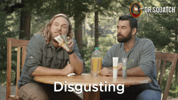 Disgusted Bad Breath GIF by DrSquatchSoapCo