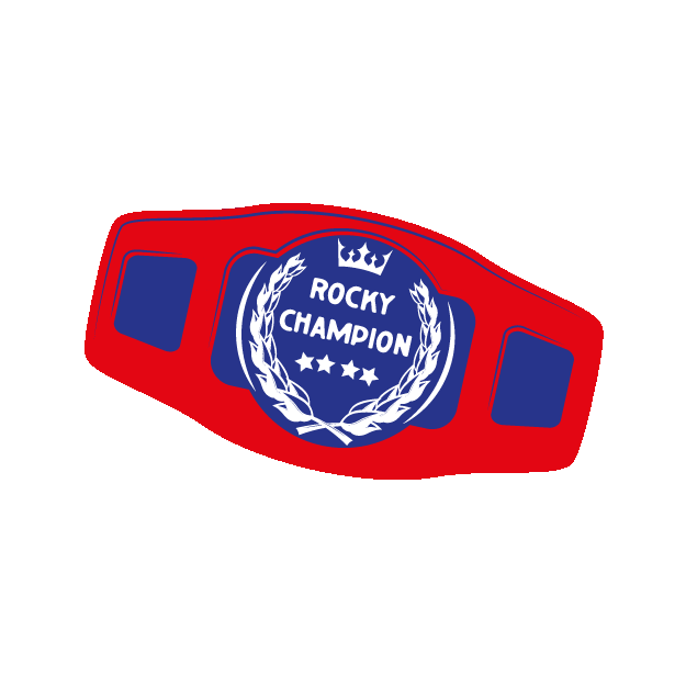 Boxing Champion Sticker by RockyPop