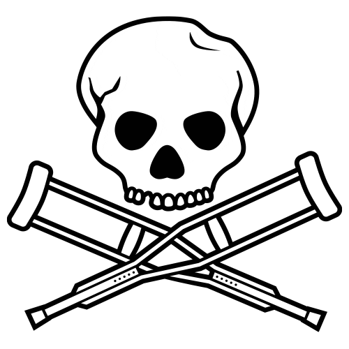 Johnny Knoxville Skull Sticker by Jackass Forever