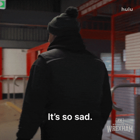 Sad Fx Networks GIF by Welcome to Wrexham