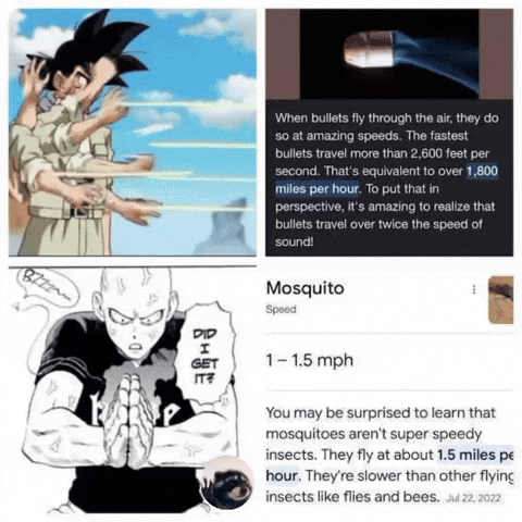 One Punch Man Saitama Vs Goku GIF