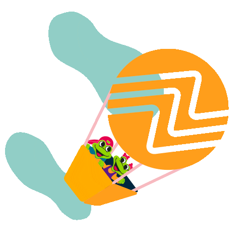 Frog Sticker by Tykkimaki