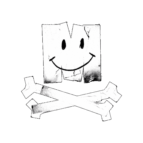 M Smile Sticker by Madsenmusik