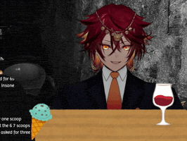 Dinner Date Vtuber GIF