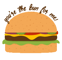 Veggie Burger Sticker by Angelic Bakehouse