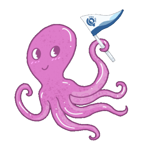 Octopus Sticker by Aqua Map