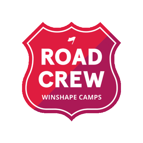 Road Crew Badge Sticker by WinShape Camps