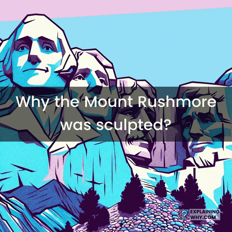 Mount Rushmore President GIF by ExplainingWhy.com