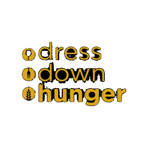 Dress Down Hunger Sticker by FoodLifeline