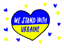 Ukraine Stop The War Sticker by adobetrisha