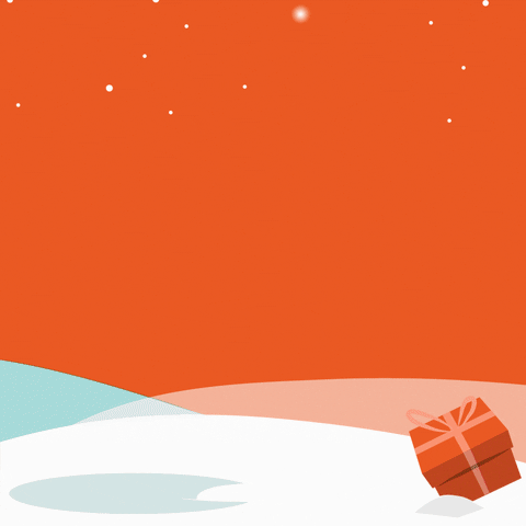 ixigodesign christmas red holiday snow GIF