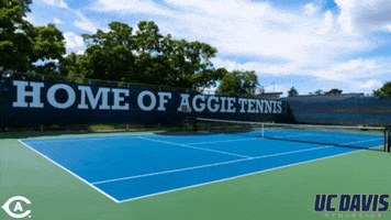 University Of California Tennis GIF by UC Davis