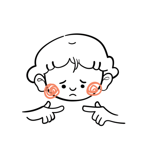 Sad Character Sticker by Koleksi Kreasita