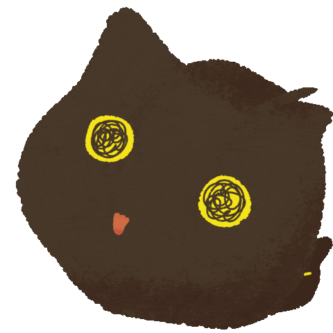 Black Cat Sticker