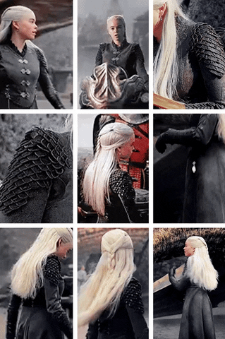 Hotd Costume - Rhaenyra Targaryen Dragon Riding Habit GIF