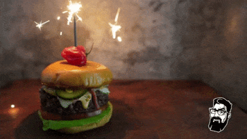 Hot Sauce Burger GIF by Hoff & Pepper