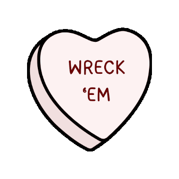 Wreck Em Sticker by TTU MVP