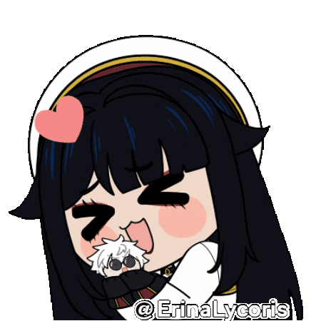 Anime Girl Fangirl Sticker