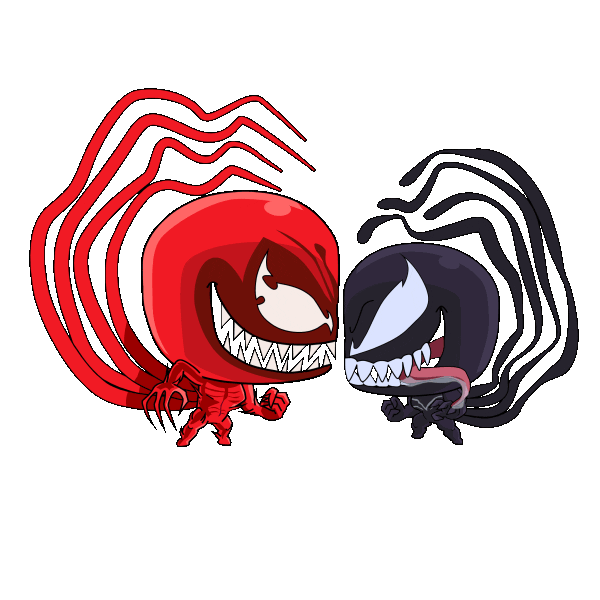 Express yourself with new Venom Let There Be Carnage Stickers by Venom