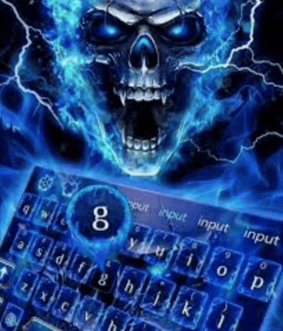 Skeleton Lightning GIF