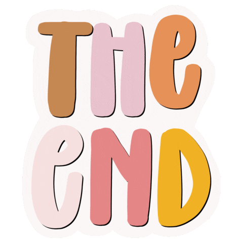 The End Pink Sticker For Ios Android Giphy The End Pink Sticker For Ios Android Giphy