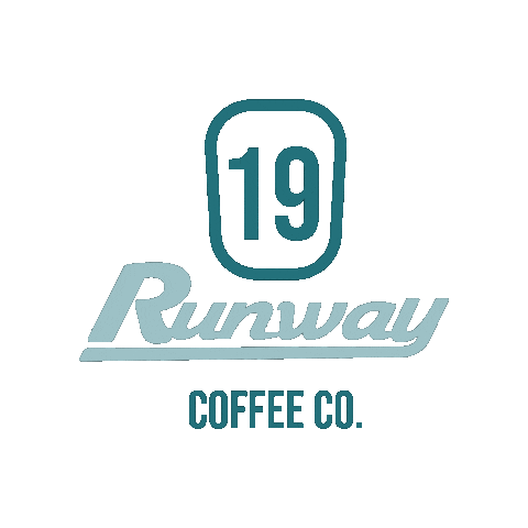 Runway 19 Coffee Co Sticker