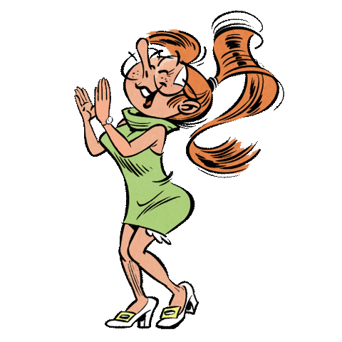 Gaston Lagaffe Sticker by Les Éditions Dupuis