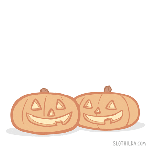 Frighten Trick Or Treat GIF by SLOTHILDA