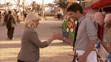 Parks And Recreation Handshake GIF by PeacockTV