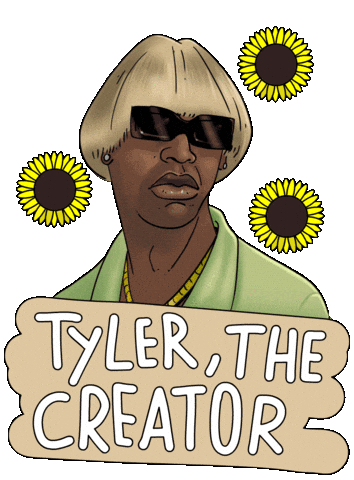 Tyler The Creator Spring Sticker by Fiverr