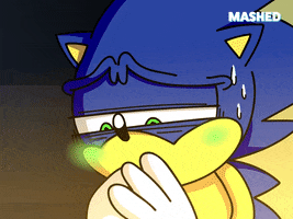 Sick Sonic The Hedgehog GIF by Mashed