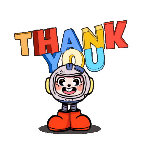 Thanks Sticker by VEQuestor