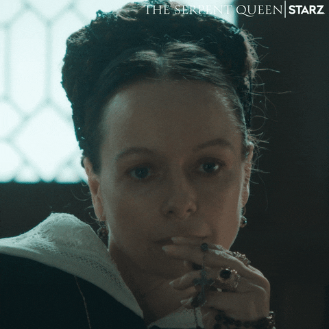 Samantha Morton Nod GIF by The Serpent Queen - Find & Share on GIPHY