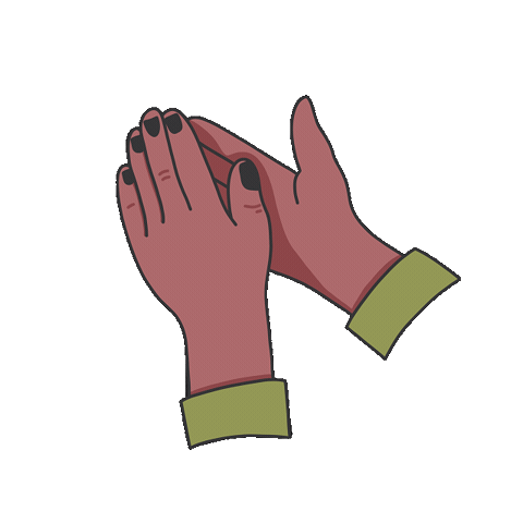 Clap Sticker by public emily artist management
