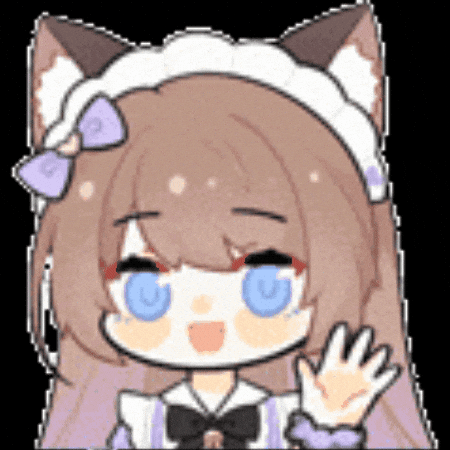 Cat Girl Hello GIF by Arcane Maid Cafe