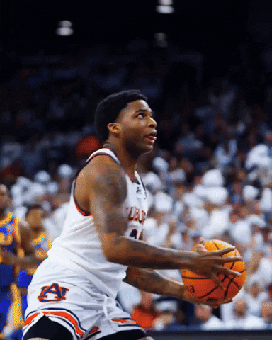 Basketball Dunk GIF by Auburn Tigers
