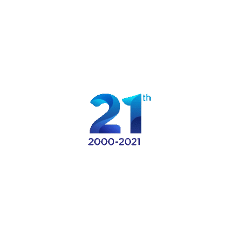Anniversary 21St Sticker by Biznet