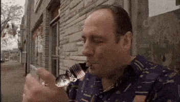 Tony Soprano Smoke GIF