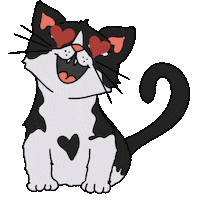 Cat Love Sticker