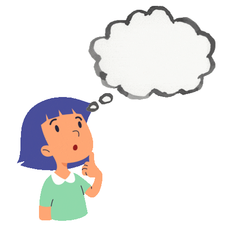 Kids Thinking Sticker by Young Storytellers