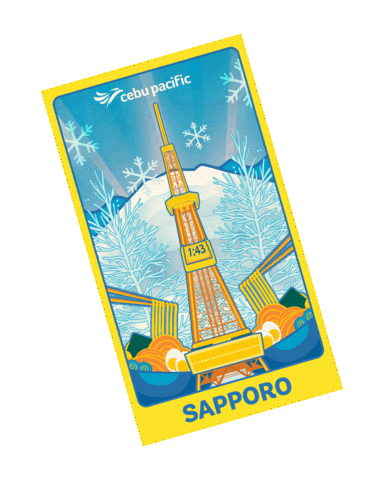 Travel Snow Sticker by Cebu Pacific Air
