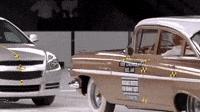 1959 Chevrolet Bel Air vs. 2009 Chevrolet Malibu IIHS crash test