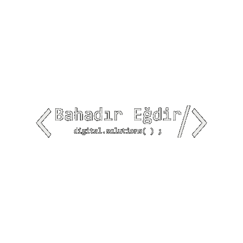 Bahadır Eğdir Digital Solutions Sticker by Bahadır Eğdir